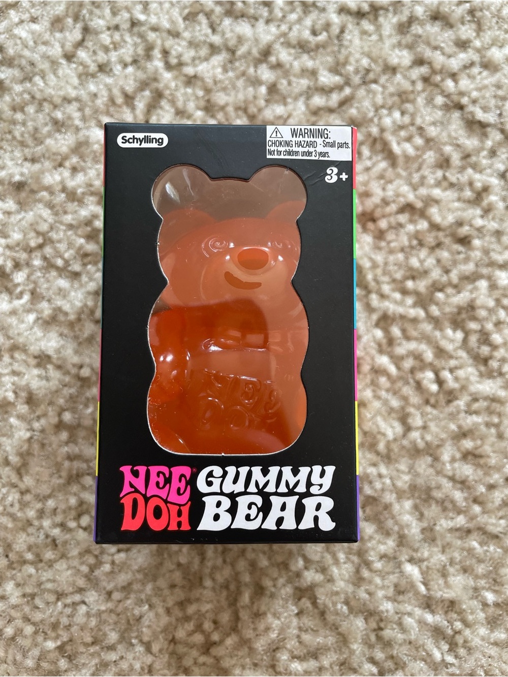 Schylling NeeDoh Gummy Bear Orange